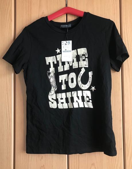 Tričko s potlačou, stradivarius,s