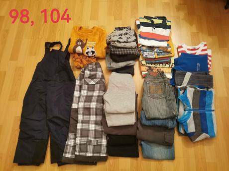 Balík oblečenia pre chlapca vo veľ. 98/104, 104–116