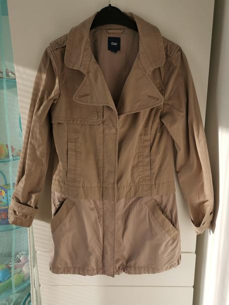 Béžový trenchcoat/ baloňák, gap,m