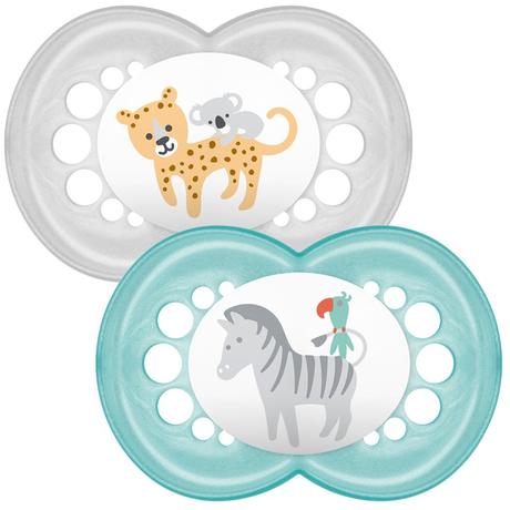 Mam silikónový cumlík original nature 2 ks, 6m+, mam