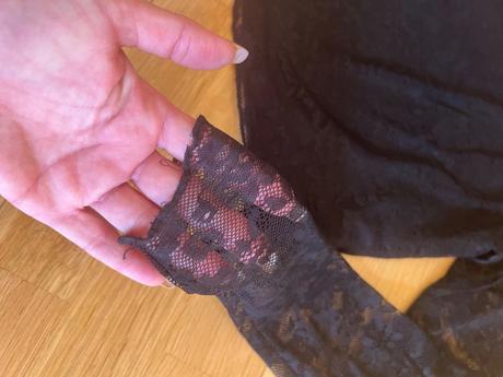 Čipkové tričko, h&m,146