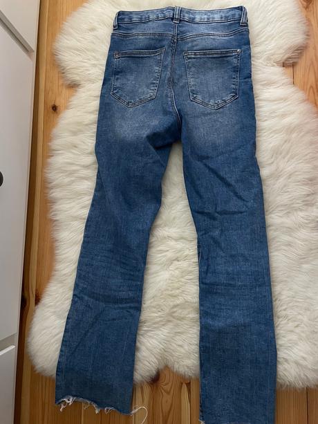 Modré rifle cropp, denim,32