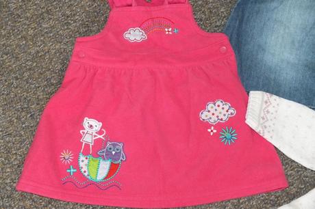 Teplejsie saty, kabatik, top stav, 68–80