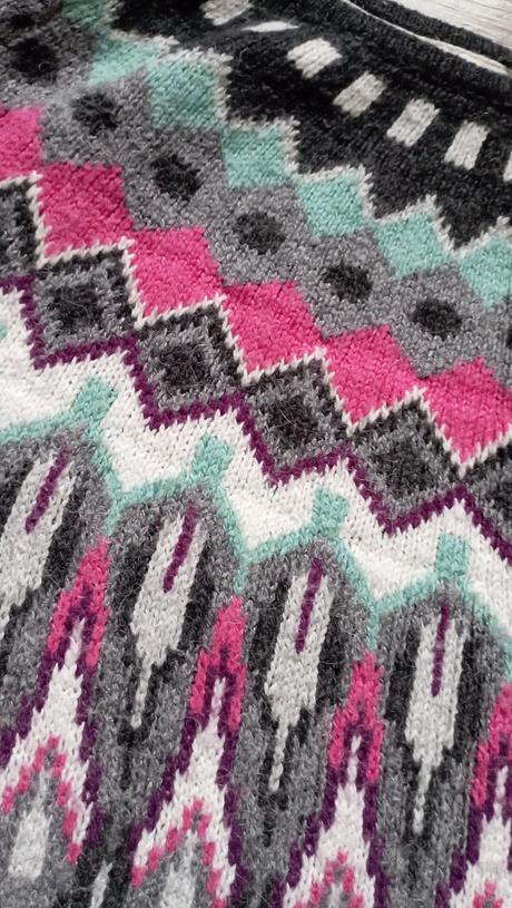 Vzorovaný pulóver +šatka (už s poštovným), h&m,xs