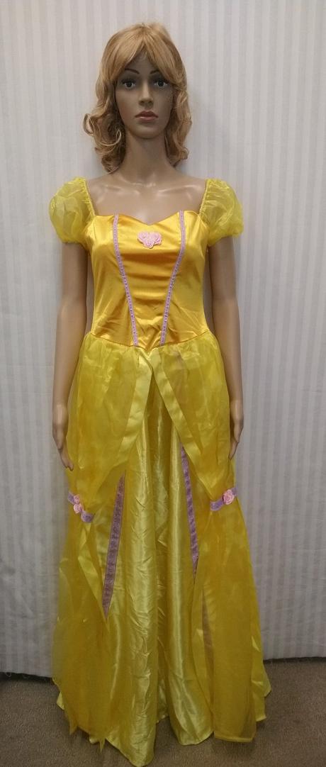 Dámsky kostým princezná s ružičkami, s, m, 