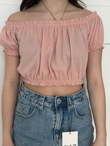 Slabo ružový top, h&m,xs
