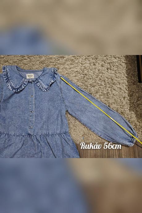 Riflové šaty house, house,s