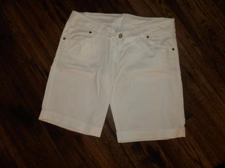 Biele šortky m/l, m