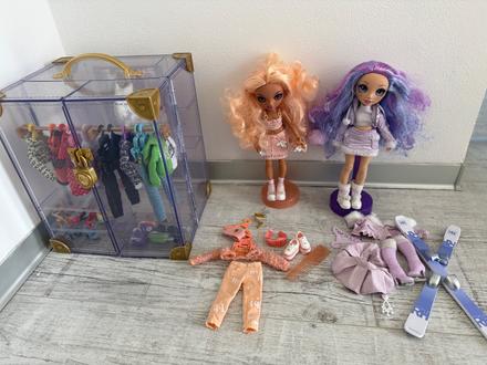 Rainbow high šatník s bábikami, 