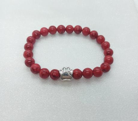 Náramky -labka, krížik, srdce shell, 