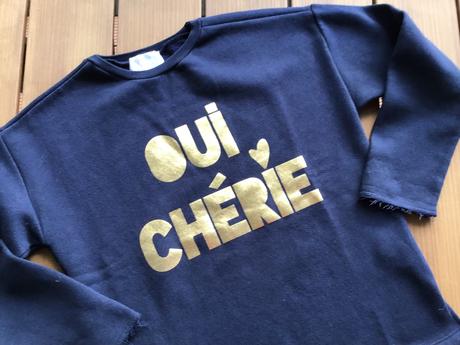 Mikina so zlatým nápisom zara, zara,140