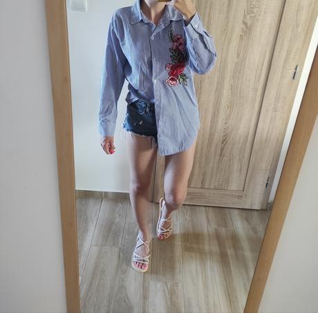 Košeľa s nášivkou, s