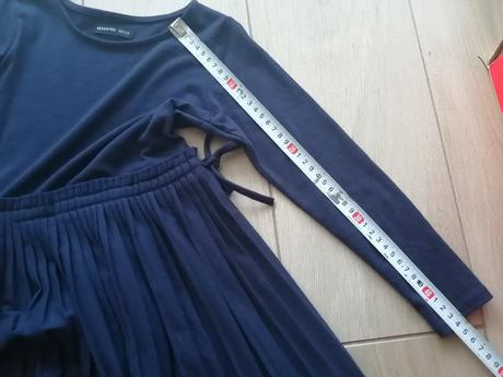 Šaty akoby s plísovou sukňou, reserved,122