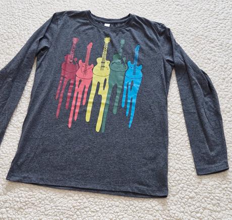 Tričko s gitarami, bonprix,164