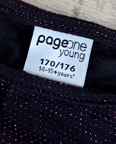 Strečové trblietavé šaty, 176