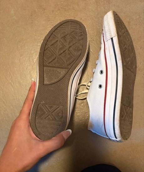 Biele conversy, converse,38