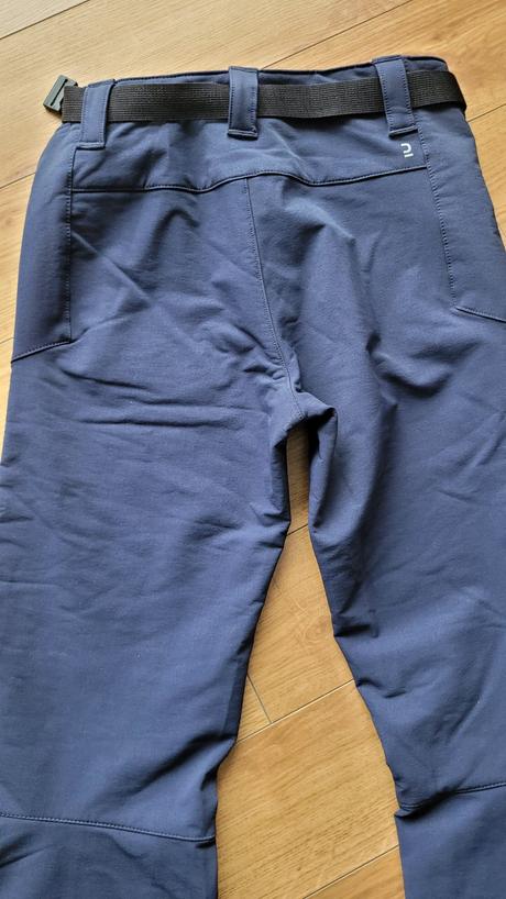 Turisticke oteplene nohavice, decathlon,140