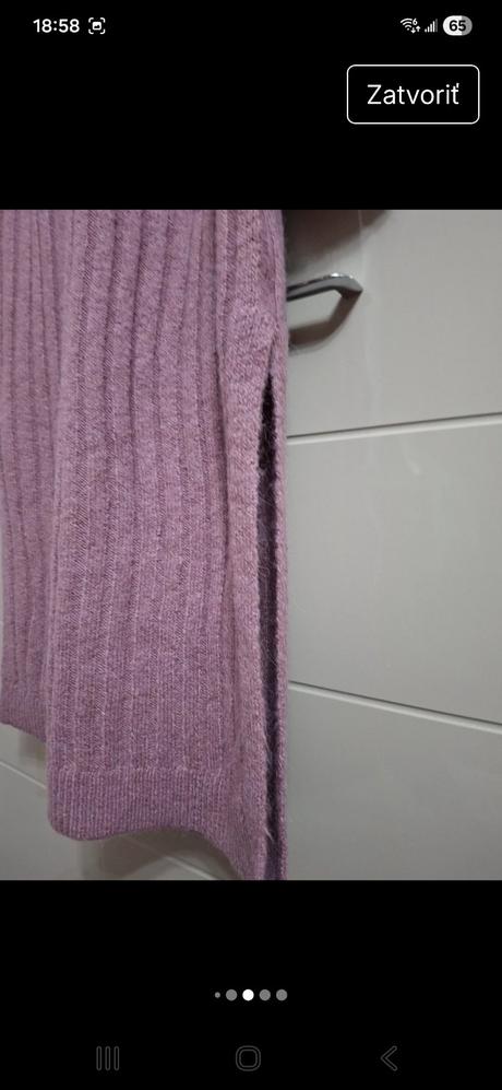 Pletené šaty s prímesou vlny a alpaky, l / m / s