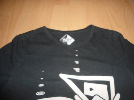 Cierne tricko s dlhym rukavom, 146