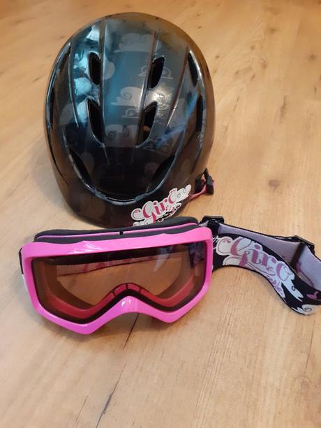 Lyžiarska prilba + okuliare, giro
