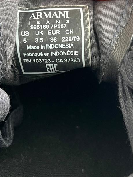 Armani jeans tenisky, armani,36