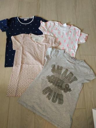 Tričká s krátkym rukávom. veľkosť 140., 140