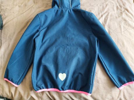 Softshelka riflovomodra s ružovým lemovanim, kiki&koko,122
