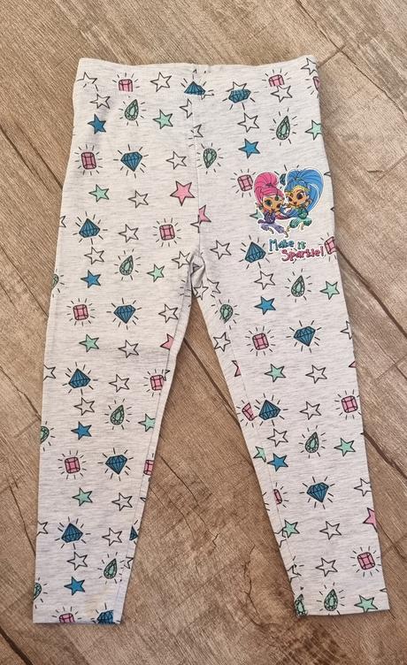 Teplejšie elasticke nohavice leginy shimmer, 98