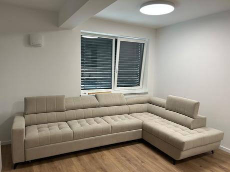 Úplne  nový rozkladací rohový gauč + 2 roky záruka, 