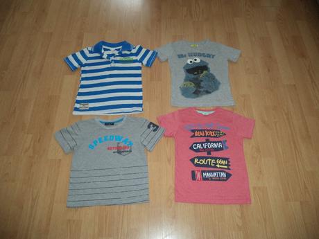 4 letné tričká 110, 110