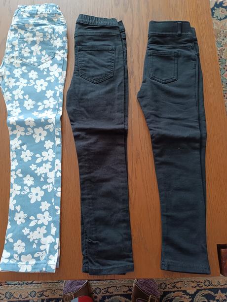 Džegíny a nohavice, h&m,116