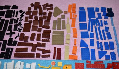 Lego diely,