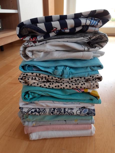 Set 3/4legíniek a tričiek na vek 6-8 rokov, h&m,122