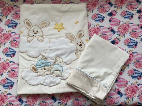Mantinel, paplon, obliecky. sada do postielky, 100,135