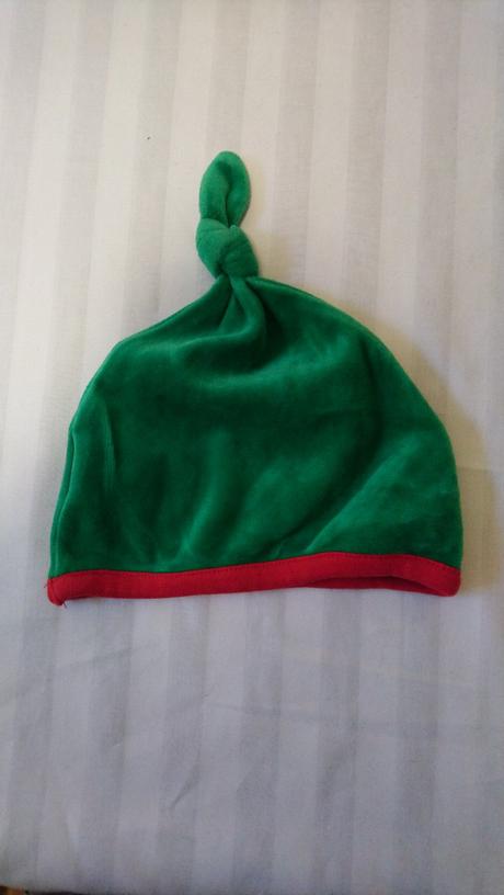 Zelený zamatový overal a čiapka, m, 86