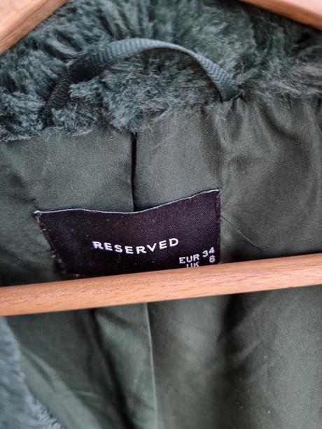 Zelený kožúšok reserved 34, reserved,xs