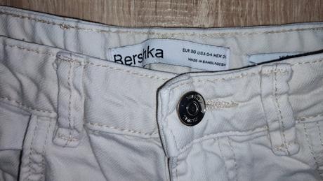 Denimové nohavice, bershka,36
