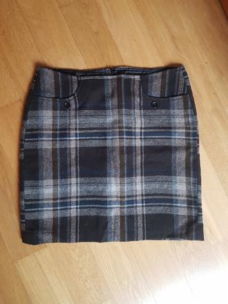 Tom tailor károvaná sukňa veľ. 38, tom tailor,38