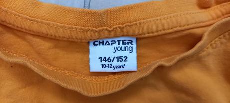 Tričká 3ks s dlhým rukávom 146/152, chapter young,146