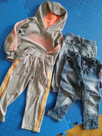 Dievcenske rifle+suprava, v.98, 2-3roky, 86–98