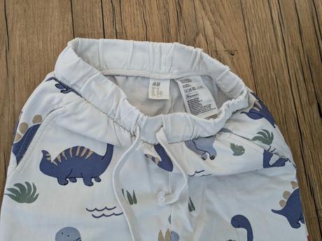 Tepláčiky dino, h&m,92