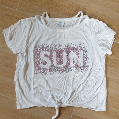 Tričko s flitrami lindex, lindex,134