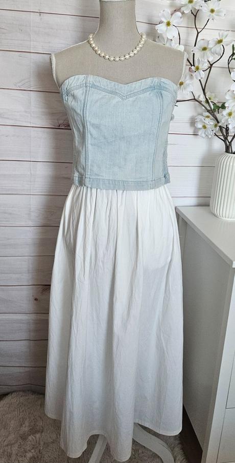 Pekný riflový korzet, river island,m