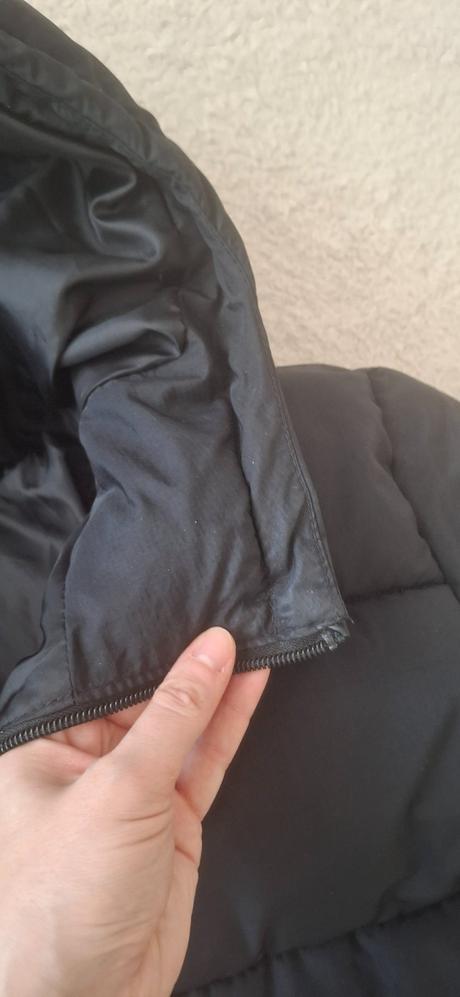 Čierna zimna bunda h&m, h&m,s