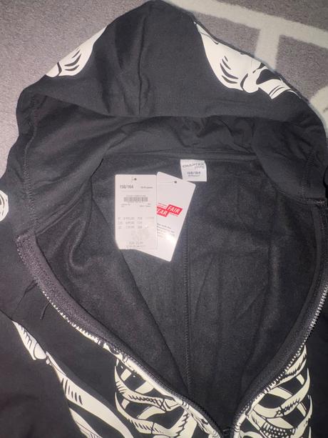 Overal a mikina kostlivec v.158/164..12-14rokov, takko,158 / 164