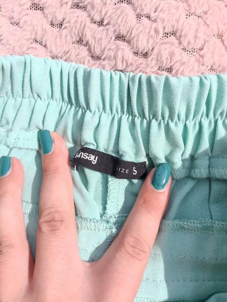 Nohavice mint, sinsay,s