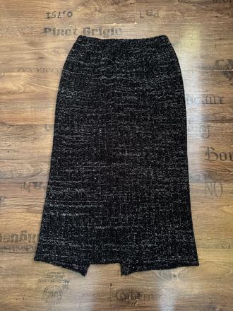 Vlnená sukňa handmade, s