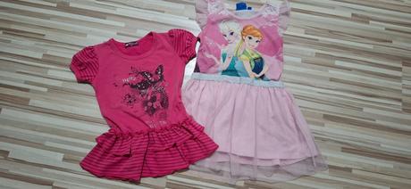 Šaty frozen a tričko, 110