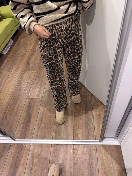 Leopardie nohavice rifle, f&f,s