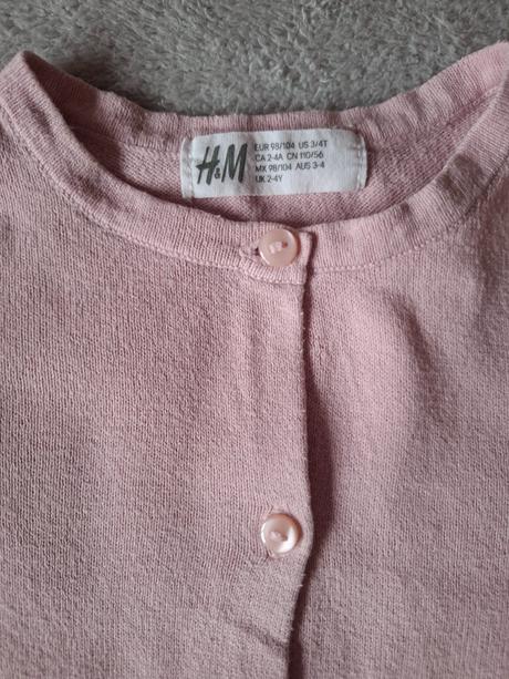 Bolerká, svetrík a sukňa, 104, h&m,104